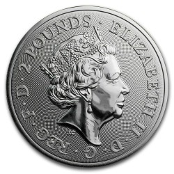 INGLATERRA 2 LIBRAS 2020 AÑO LUNAR DE LA RATA MONEDA DE PLATA PURA 2 Pounds Silver 1 ONZA OZ OUNCE Year of the MOUSE
