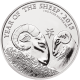 INGLATERRA 2 LIBRAS 2015 AÑO LUNAR DE LA CABRA MONEDA DE PLATA PURA 2 Pounds Silver 1 ONZA OZ OUNCE Year of the Sheep