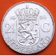 HOLANDA 2,50 GULDEN 1959 REINA JULIANA y LEON CON ESPADA KM.185 MONEDA DE PLATA MBC+ The Netherlands silver 0,35 ONZAS
