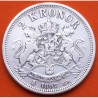 @RARA@ SUECIA 2 KRONOR 1897 EB LA REY OSKAR II KM.761 MONEDA DE PLATA MBC- Sweden silver 2 Coronas