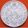 AUSTRIA 1 FLORIN 1879 FRANZ JOSEPH I y AGUILA Imperio Austro Hungaro KM.2222 MONEDA DE PLATA MBC+ Österreich Hungary