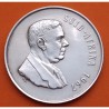 SUDAFRICA 1 RAND 1967 ANTILOPE y VERWOERD KM.72.1 MONEDA DE PLATA MBC+ South Africa silver KRUGERRAND