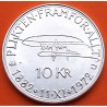 SUECIA 10 KRONOR 1972 REY GUSTAV VI 90 CUMPLEAÑOS KM.828 MONEDA DE PLATA SC- Sweden silver kroner