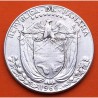 PANAMA 1/2 BALBOA 1966 BUSTO DE BALBOA KM.12.A.1 MONEDA DE PLATA MBC Medio Balboa 1966 silver coin