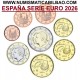 . @16/ABRIL Envío@ ESPAÑA MONEDAS EURO 2026 Serie 1+2+5+10+20+50 Centimos + 1 EURO + 2 EUROS 2026 REY FELIPE VI Tira