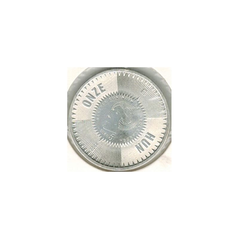 @COINCARD - PLATA@ HOLANDA 5 EUROS 2007 MICHIEL DE RUYTER MONEDA SC The Netherlands 0,37 ONZAS
