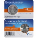 HOLANDA 5 EUROS 2008 ARQUITECTURA MOSAICO DE LA REINA BEATRIZ MONEDA DE PLATA / NICKEL Coincard The Netherlands