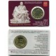 VATICANO 50 CENTIMOS 2013 PAPA BENEDICTO XVI COINCARD nº 4 LA PIETA MONEDA DE LATON SC @NO SELLO@