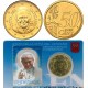 @OFERTA@ VATICANO 50 CENTIMOS 2014 PAPA BENEDICTO COINCARD Nº5 CON SELLO de JUAN PABLO II & STAMP