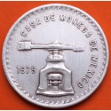 @LIMPIADA@ MEXICO 1 ONZA 1979 BALANZA KM.M49 MONEDA DE PLATA Mejico UNA ONZA TROY DE PLATA PURA Oz R/4