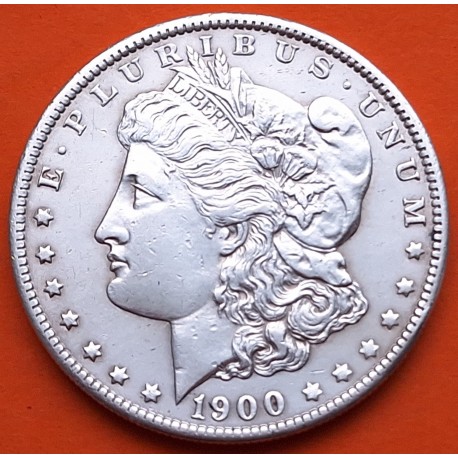 ESTADOS UNIDOS 1 DOLAR 1900 O MORGAN KM.110 MONEDA DE PLATA MBC++ USA Silver $1 Dollar Coin R/1