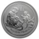 AUSTRALIA 1 DOLAR 2016 AÑO DEL MONO 2ª Serie Lunar MONEDA DE PLATA $1 dollar silver OZ ONZA OUNCE YEAR OF THE MONKEY