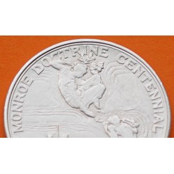 . @ESCASA@ ESTADOS UNIDOS 1/2 DOLAR 1923 DOCTRINA MONROE ADAMS KM.153 MONEDA DE PLATA USA Half Dollar Commemorative