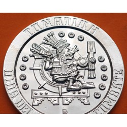. @RARA@ 1970 MEXICO MEDALLA DE PLATA IX CAMPEONATO MUNDIAL DE FUTBOL DIOS DEL SOL TONATIUH