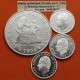 . 8,20 ONZAS PLATA PURA x España 1ª SERIE CULTURA y NATURALEZA ESPAÑA 2000 + 5000 PESETAS + 10000 PESETAS 1994 FNMT