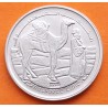 República Árabe Saharaui Democrática SAHARA 2 PESETAS 1992 TUAREG CON CAMELLO MONEDA DE NICKEL SC