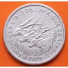 . República del CONGO (Letra C) ESTADOS DEL AFRICA CENTRAL 50 FRANCOS 1978 ANTILOPES KM.11 MONEDA DE NICKEL MBC+ Central States