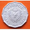 CHIPRE 1/2 CENTIMO 1983 FLORA HOJAI KM. 52 MONEDA DE ALUMINIO SC- FORMA LOBULADA Cyprus