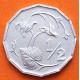 CHIPRE 1/2 CENTIMO 1983 FLORA HOJAI KM. 52 MONEDA DE ALUMINIO SC- FORMA LOBULADA Cyprus