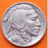ESTADOS UNIDOS 5 CENTAVOS 1937 BUFFALO e INDIO NATIVO KM.134 MONEDA DE NICKEL MBC USA 5 Cent coin R/3