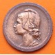 PORTUGAL 10 CENTAVOS 1940 DAMA KM.573 MONEDA DE BRONCE MBC- República Portuguesa