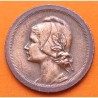 PORTUGAL 10 CENTAVOS 1940 DAMA KM.573 MONEDA DE BRONCE MBC- República Portuguesa