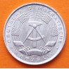 ALEMANIA DEMOCRATICA 1 PFENNIG 1962 A ESCUDO Régimen Comunista KM.8.1 MONEDA DE ALUMINIO SC- Germany DDR RDA