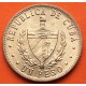 CUBA 1 PESO 1985 ESTRELLA - PATRIA o MUERTE KM.105 MONEDA DE LATON SC-