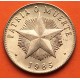 CUBA 1 PESO 1985 ESTRELLA - PATRIA o MUERTE KM.105 MONEDA DE LATON SC-