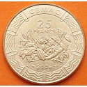 ESTADOS DEL AFRICA CENTRAL 25 FRANCOS 2006 FLORES KM.20 MONEDA DE LATON SC- Etats de L'Afrique Centrale 25 FRANCS FCFA