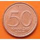 @MUY RARA@ ANGOLA 50 KWANZAS 1992 JAN 8 Edición ANIVERSARIO KM.101 MONEDA DE NICKEL y BAÑO DE COBRE EBC-
