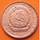 @MUY RARA@ ANGOLA 50 KWANZAS 1992 JAN 8 Edición ANIVERSARIO KM.101 MONEDA DE NICKEL y BAÑO DE COBRE EBC-