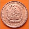 ANGOLA 20 KWANZAS 1978 ESCUDO NACIONAL y VALOR KM.87 MONEDA DE NICKEL MBC- Ex colonia de Portugal R/2