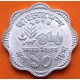 BANGLADESH 10 POISHA 1974 FAO TRACTOR LA REVOLUCIÓN VERDE KM.7 MONEDA DE ALUMINIO SC-