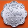 BANGLADESH 10 POISHA 1974 FAO TRACTOR LA REVOLUCIÓN VERDE KM.7 MONEDA DE ALUMINIO SC-