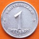 1º AÑO DE EMISIÓN x ALEMANIA DEMOCRATICA 1 PFENNIG 1948 A ESPIGA DE TRIGO Régimen Comunista KM.1 ALUMINIO MBC+ Germany DDR RDA