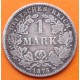 ALEMANIA 1 MARCO 1875 A AGUILA del EMPERADOR GUILLERMO I KM.7 MONEDA DE PLATA MBC- Germany 1 Mark DEUTSCHES REICH
