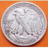 ESTADOS UNIDOS 1/2 DOLAR 1942 S WALKING LIBERTY KM.142 MONEDA DE PLATA MBC- USA silver Half Dollar R/3