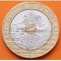 FRANCIA 20 FRANCOS 1993 MONTE SAINT MICHEL KM.1008 MONEDA BIMETALICA MBC+ France 20 Francs