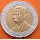 THAILANDIA 10 BAHT 2000 REY RAMA IX - DEPARTAMENTO ECONOMIA KM.371 MONEDA BIMETALICA SC- Thailand