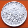 FRANCIA 5 FRANCOS 1960 SEMBRADORA SEMEUSE KM.926 MONEDA DE PLATA EBC- IMPERFECCIONES France silver 0,32 ONZAS R/3