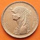 EGIPTO 50 PIASTRAS 2005 CLEOPATRA DE LOS FARAONES KM.942.1 MONEDA DE LATON EBC Egypt 50 Piastres