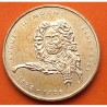 POLONIA 2 ZLOTY 2002 REY AUGUST II EL FUERTE 1709 1733 KM.439 MONEDA DE LATON SC Poland 2 Zlotych ZL