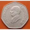 JORDANIA 1 DINAR 1997 REY HUSSEIN KM.49 MONEDA DE LATON EBC + IMPERFECCIONES The Hashemite Kingdom Of Jordan