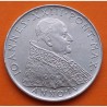 VATICANO 50 LIRAS 1962 PAPA JUAN XXIII 2ª CONCILIO ECUMENICO KM.72 MONEDA DE ACERO SC 50 lire POPE GIOVANNI