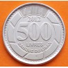 LIBANO 500 LIBRAS 2012 CEDRO SAGRADO la de mayor valor facial KM.39.A MONEDA DE ACERO SC- Lebanon