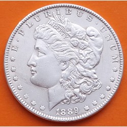 ESTADOS UNIDOS 1 DOLAR 1889 MORGAN KM.110 MONEDA DE PLATA EBC- USA Silver $1 Dollar silver coin R/1