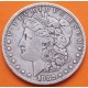 ESTADOS UNIDOS 1 DOLAR 1882 MORGAN KM.110 MONEDA DE PLATA MUY CIRCULADA USA silver $1 Dollar R/1