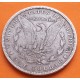 ESTADOS UNIDOS 1 DOLAR 1882 MORGAN KM.110 MONEDA DE PLATA MUY CIRCULADA USA silver $1 Dollar R/1
