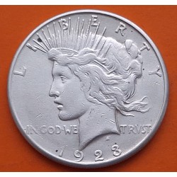 ESTADOS UNIDOS 1 DOLAR 1923 S PEACE PAZ KM.150 MONEDA DE PLATA MBC + IMPERFECCIONES USA $1 Dollar silver R/1